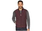 Perry Ellis The Essential Full Zip Stretch Fleece Vest (port) Men's Vest