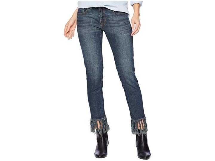 Rock And Roll Cowgirl Mid-rise Skinny In Dark Vintage W1s7698 (dark Vintage) Women's Jeans