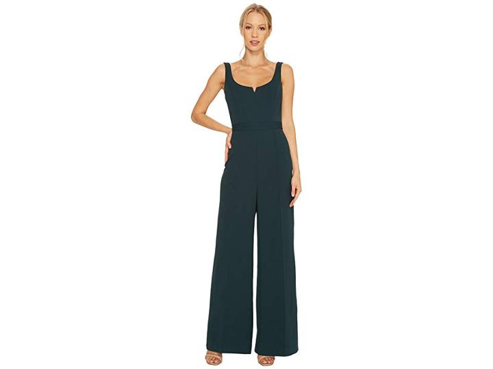 Donna Morgan Charlotte Sweetheart Neckline Jumpsuit (viridian Green) Women's Jumpsuit & Rompers One Piece