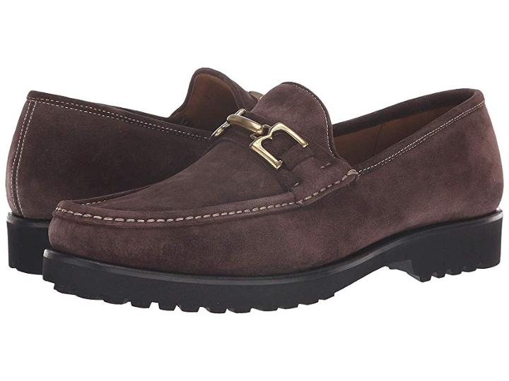 Bruno Magli Falcone (dark Brown Suede) Men's Shoes