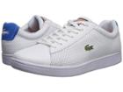 Lacoste Carnaby Evo 218 2 (white/blue) Men's Shoes