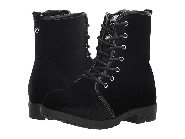 Michael Michael Kors Kids Dhalia Pearl (little Kid/big Kid) (black) Girl's Shoes