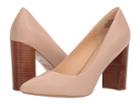 Nine West Astoria Block Heel Pump (barely Nude Dress Calf) High Heels