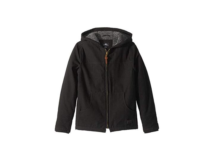 O'neill Kids Detroit Jacket (big Kids) (black) Boy's Coat