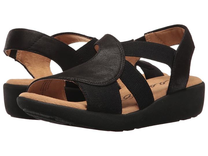 Easy Spirit Kalayla (black/black Fabric) Women's Shoes