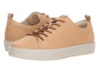 Ecco Soft 8 Sneaker (powder Camel Leather) Women's Lace Up Casual Shoes