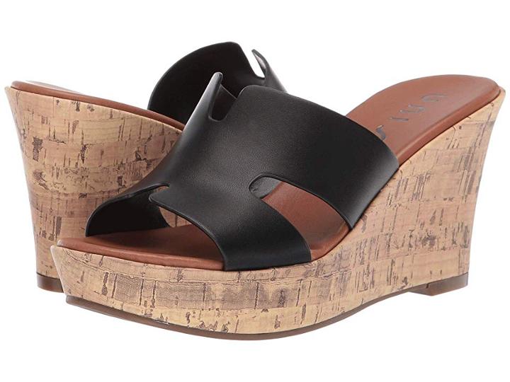 Unisa Suhza (black) Women's Wedge Shoes