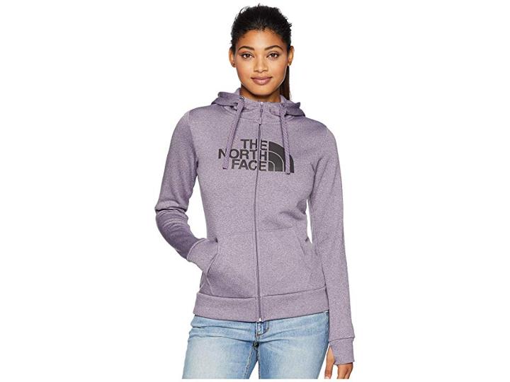 The North Face Fave 1/2 Dome Full Zip 2.0 (purple Sage Heather/asphalt Grey) Women's Coat