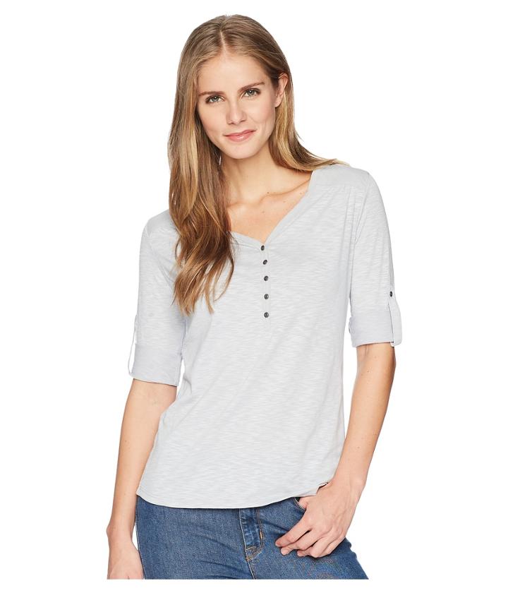 Kuhl Shasta 3/4 Sleeve Shirt (ash) Women's Long Sleeve Pullover