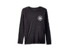 Quiksilver Kids Critical Dates Long Sleeve Top (big Kids) (charcoal Heather) Boy's Long Sleeve Pullover