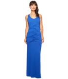 Nicole Miller Simple Maxi Dress (blueberry) Women's Dress