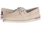 Sperry A/o 2-eye Nautical Leather (cement Leather) Men's Shoes