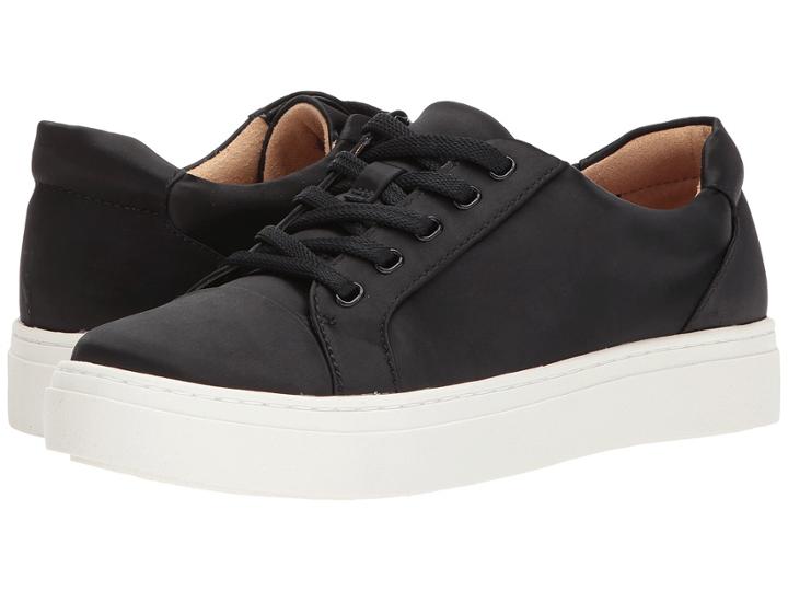 Naturalizer Cairo (black Satin Fabric) Women's Lace Up Casual Shoes