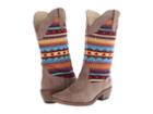 Roper Southwest Sweater Shaft Boot (brown) Cowboy Boots