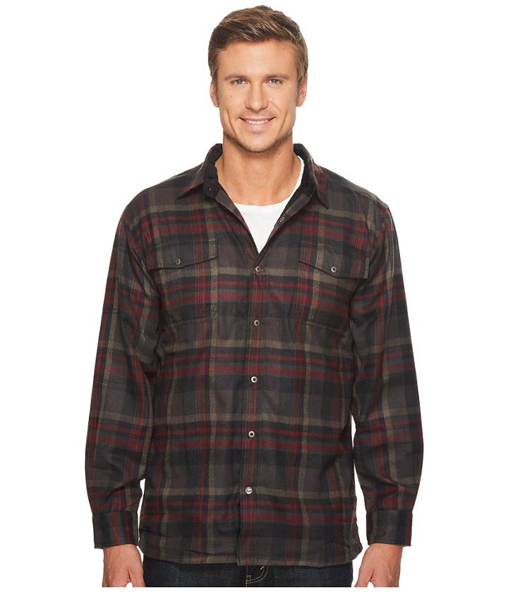 Mountain Khakis Christopher Fleece Lined Shirt (black) Men's Clothing