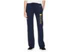 Champion College Michigan Wolverines University Fleece Open Bottom Pants (navy) Women's Casual Pants