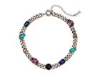 Steve Madden Jewel Design Collar Necklace (multicolor/yellow Gold-tone) Necklace