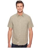 Woolrich Zephyr Ridge Solid Shirt (british Tan) Men's Short Sleeve Button Up