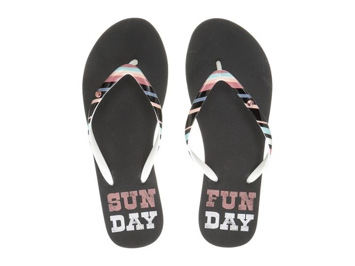 Roxy Portofino Ii (black Graphic) Women's Sandals