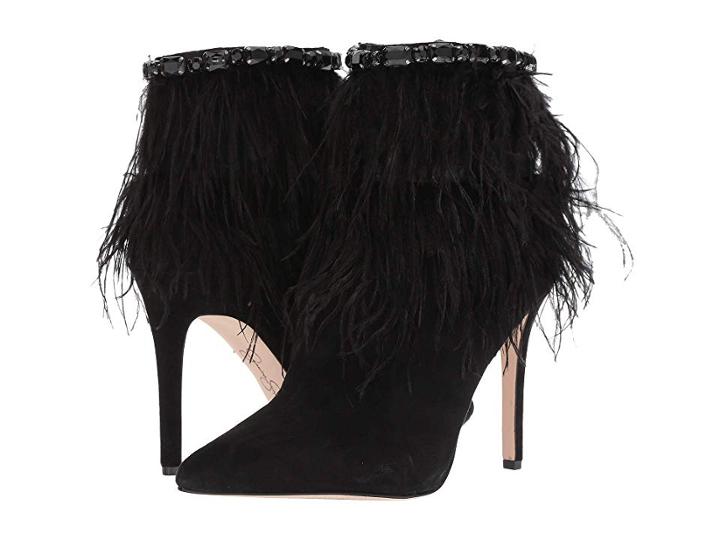 Jessica Simpson Piume (black Suede) Women's Boots