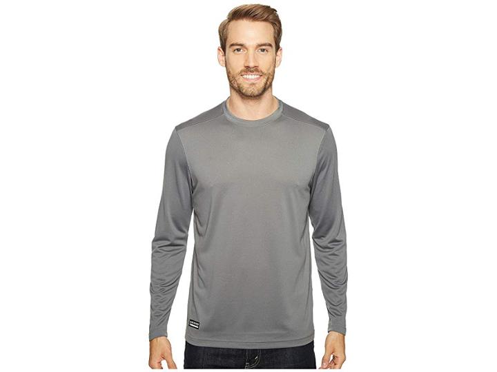 Under Armour Ua Tac Tech Long Sleeve Tee (graphite) Men's T Shirt