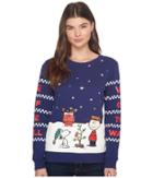 Vans Peanuts Christmas Crew (peanuts Christmas) Women's Clothing