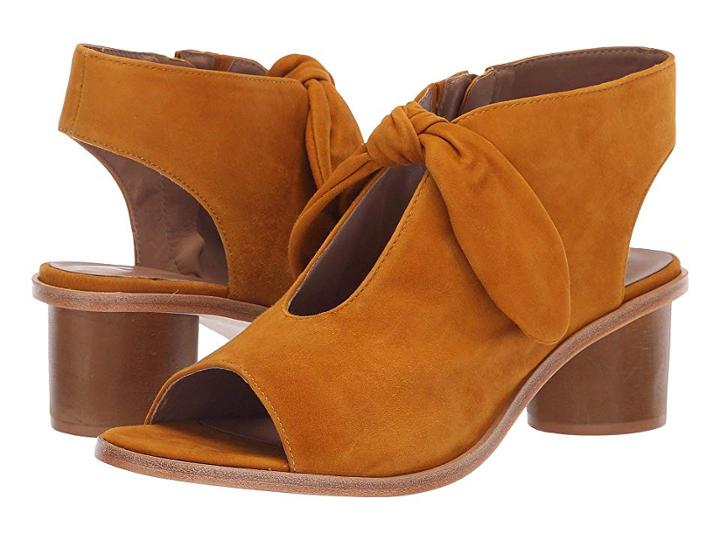 Bernardo Luna Bootie (mustard Suede) Women's Shoes