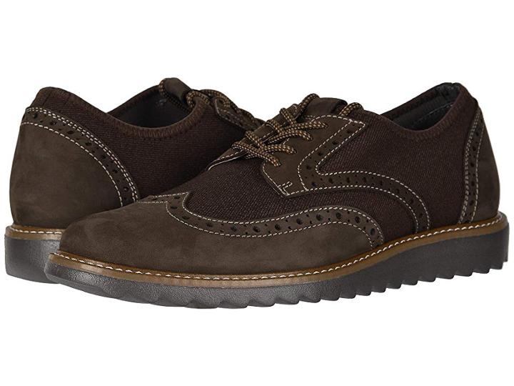 Dockers Hawking (dark Brown Tweed Knit/nubuck) Men's Lace Up Casual Shoes