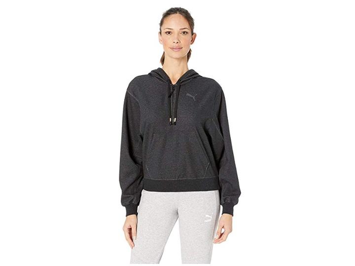 Puma Feel It Cover-up (puma Black Heather) Women's Sweatshirt