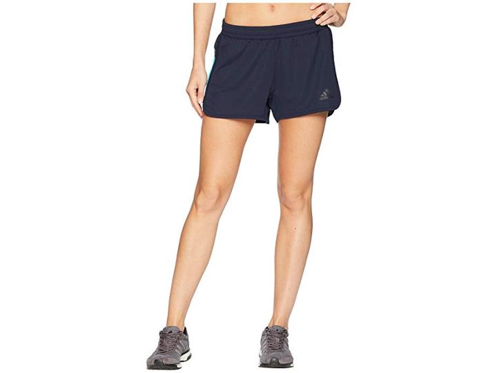 Adidas Ultimate Knit Shorts (legend Ink/hi-res Aqua) Women's Shorts