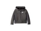 Nike Kids Av15 1/2 Zip Hoodie (toddler) (charcoal Heather) Boy's Sweatshirt