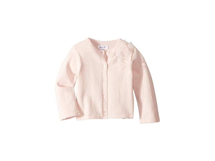 Mud Pie Bow Cardigan (infant) (pink) Girl's Sweater