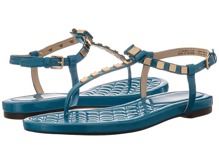 Cole Haan Tali Mini Bow Studded Sandal (tahitian Tide Patent) Women's Sandals