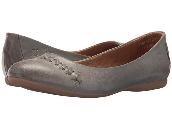 Born Madeleine (sky Blue Full Grain Leather) Women's Flat Shoes