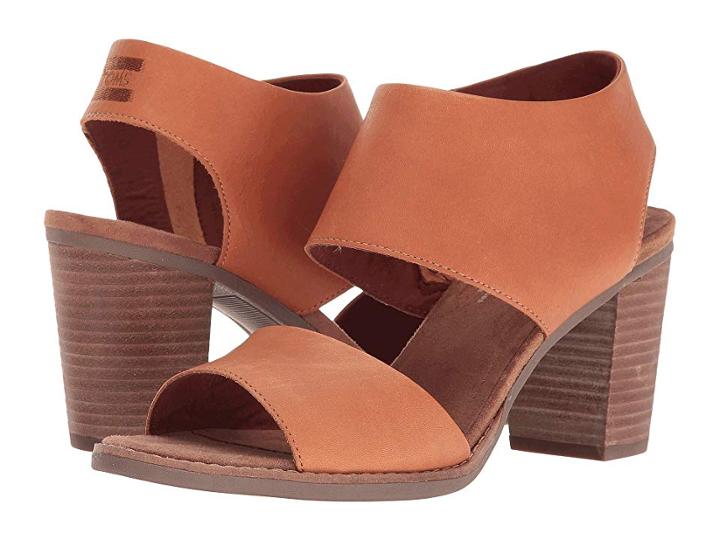 Toms Majorca Cutout Sandal (tan Leather) Women's Shoes
