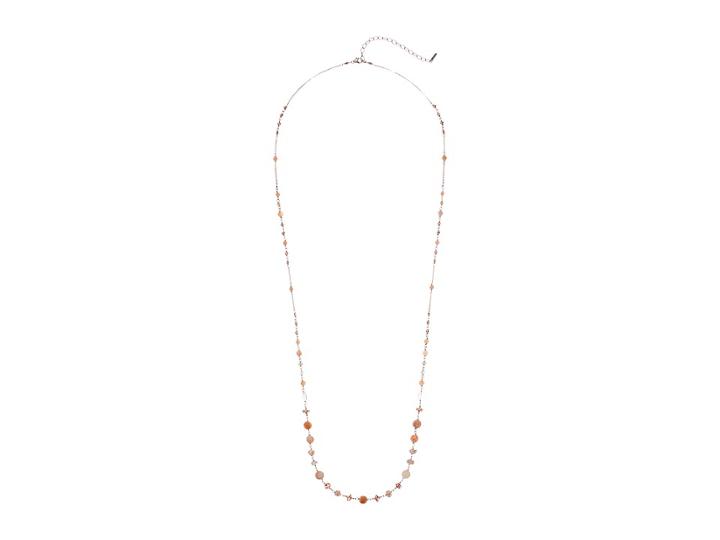 Chan Luu Matte Sunstone Layering Necklace (matte Sunstone Mix) Necklace