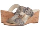 Anne Klein Nilli (natural White Reptile) Women's Wedge Shoes