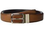Cole Haan 30 Mm Reversible W/ Polished Nickel Buckle (tan) Men's Belts