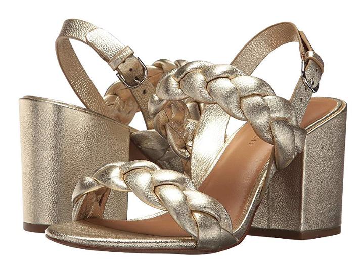 Rebecca Minkoff Candance (champagne Metallic Leather) High Heels