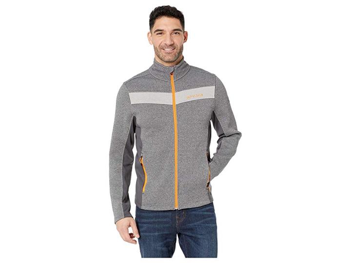Spyder Encore Full Zip Core Sweater (ebony Grey) Men's Sweater
