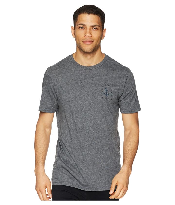 O'neill Vessel Short Sleeve Screen Tee (charcoal Heather) Men's T Shirt