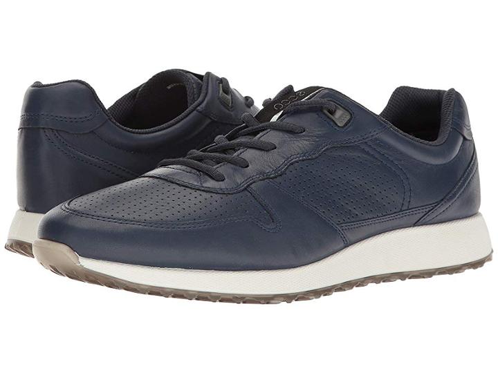 Ecco Sneak Trend (true Navy) Men's Lace Up Casual Shoes