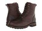 Frye Warren Combat (blazer Brown Tumbled Leather/shearling) Men's Work Lace-up Boots