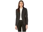 Bcbgeneration Tuxedo Blazer With Welts (black/comb) Women's Jacket
