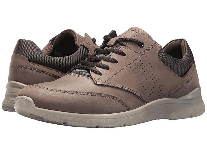 Ecco Irving Casual Tie (dark Clay) Men's Lace Up Casual Shoes