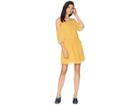 Bcbgeneration Cold Shoulder Dress (mineral Yellow) Women's Dress