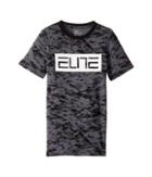 Nike Kids Dry Elite Basketball Tee (little Kids/big Kids) (black/dark Grey) Boy's T Shirt