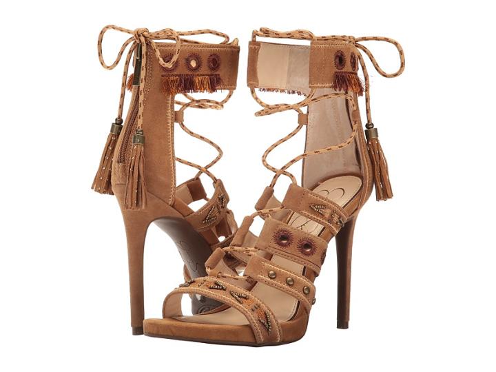 Jessica Simpson Roona (honey Brown Luxe Kid Suede) Women's Shoes