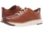 Cole Haan Zerogrand Laser Perforated Sneaker (british Tan) Men's Shoes