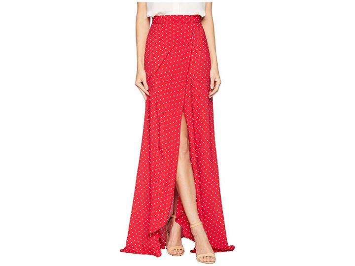 Flynn Skye Wrap It Up Skirt (cherry Dots) Women's Skirt
